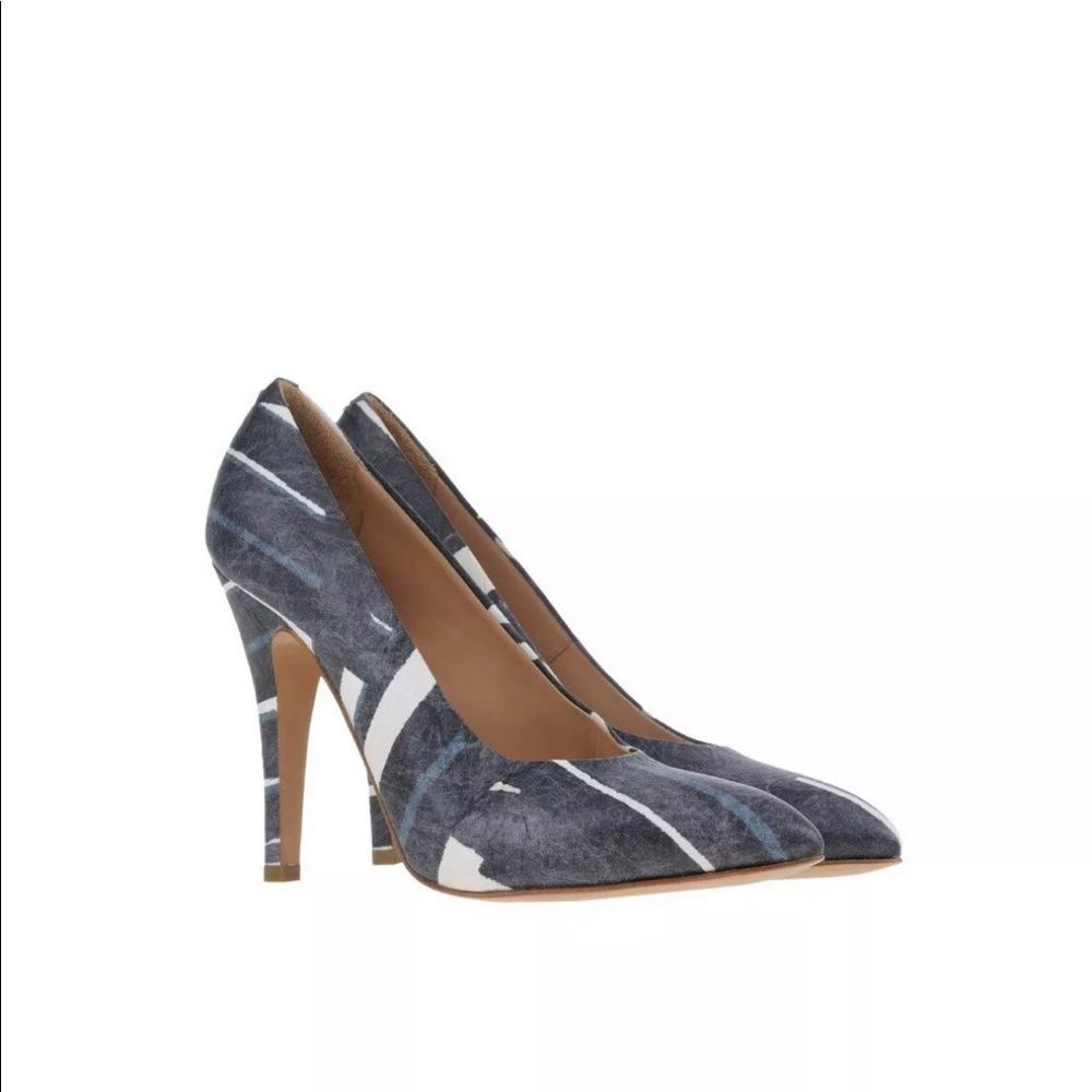MM6 MAISON MARTIN MARGIELA Blue Navy Pumps IT 40 (appx US 9.5/10